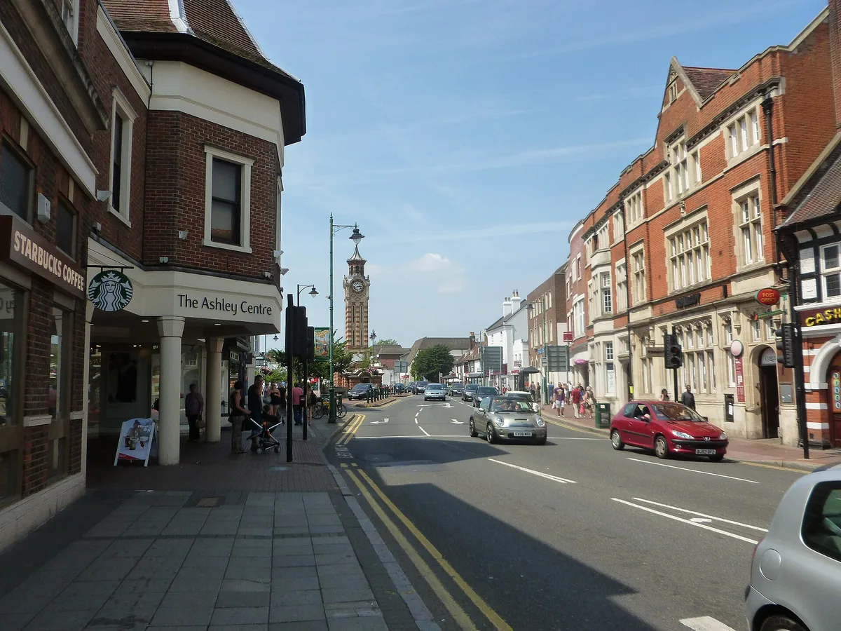 Epsom town centre. The submitted Local Plan puts its biggest allocations here, on the gas works site, the Hook Road car park and the Town Hall itself