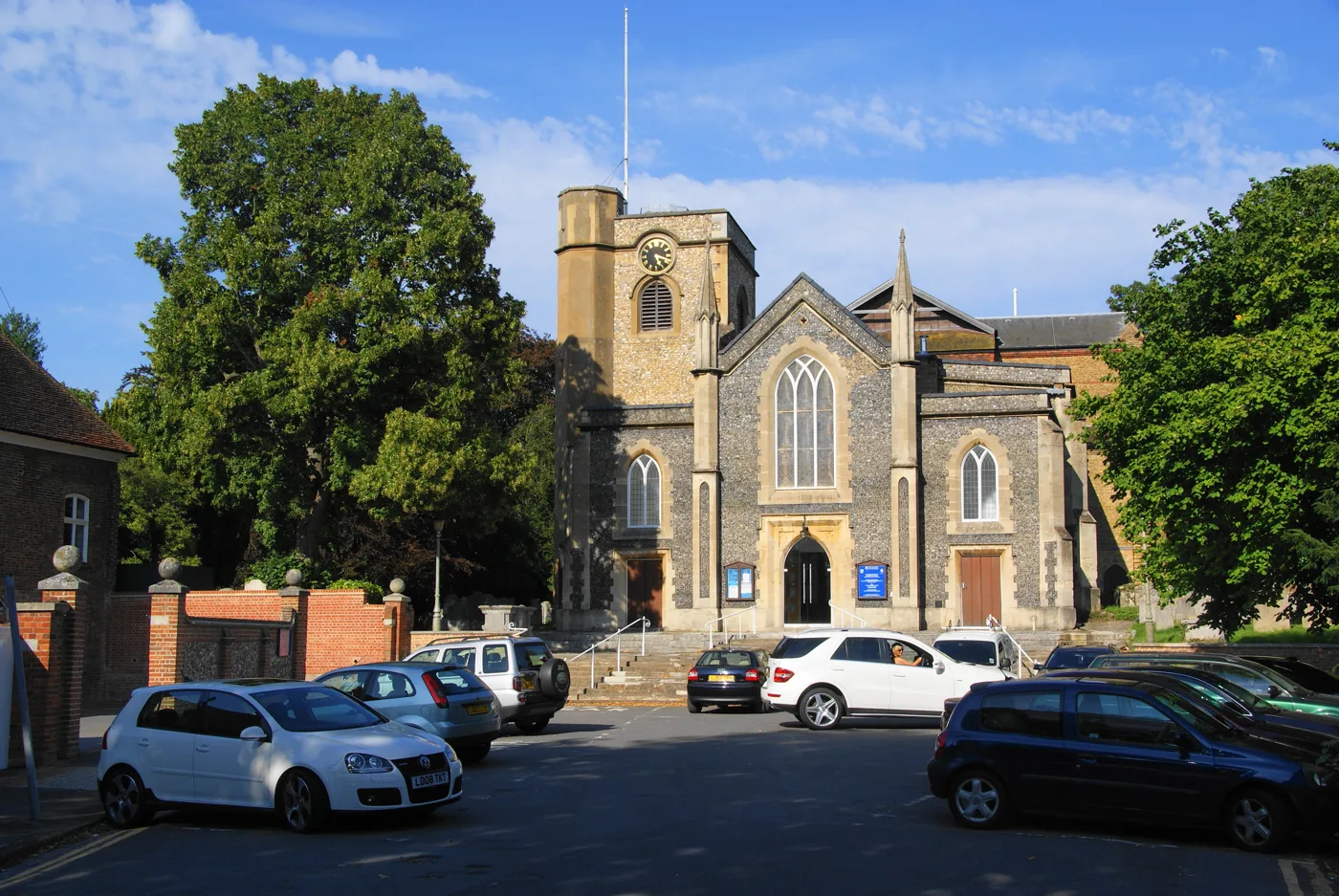St Martin of Tours, the parish church of Epsom, on Church Street. It is listed as open to visitors on nine of the festival's ten days.